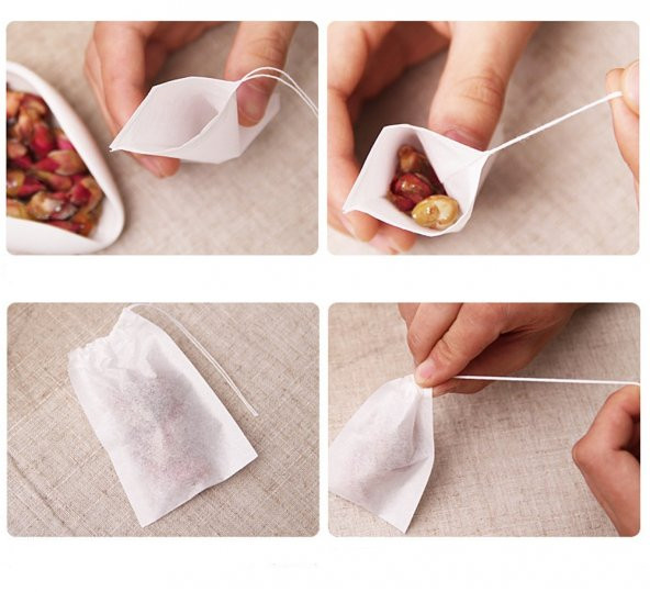 Sallama Çay Poşeti Boş Kokusuz 5.5x7 cm 100'lü paket - 3