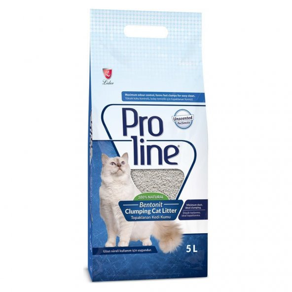 Proline Kokusuz Bentonit Kedi Kumu 5 Lt