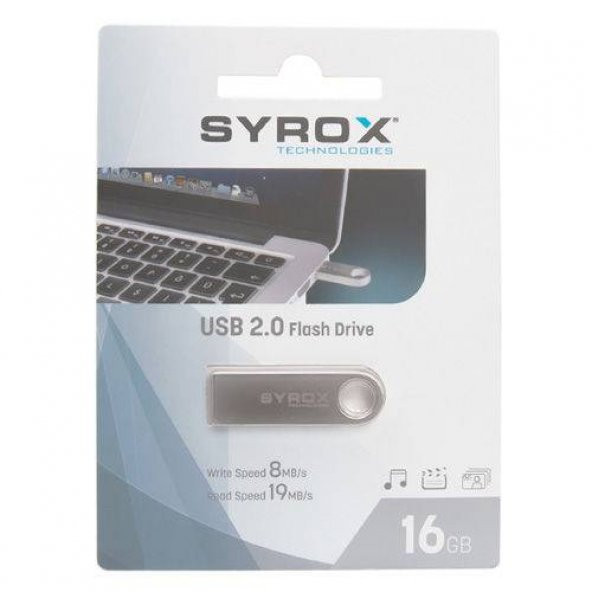 SYROX 16 GB METAL USB FLASH BELLEK - SYX - USB16