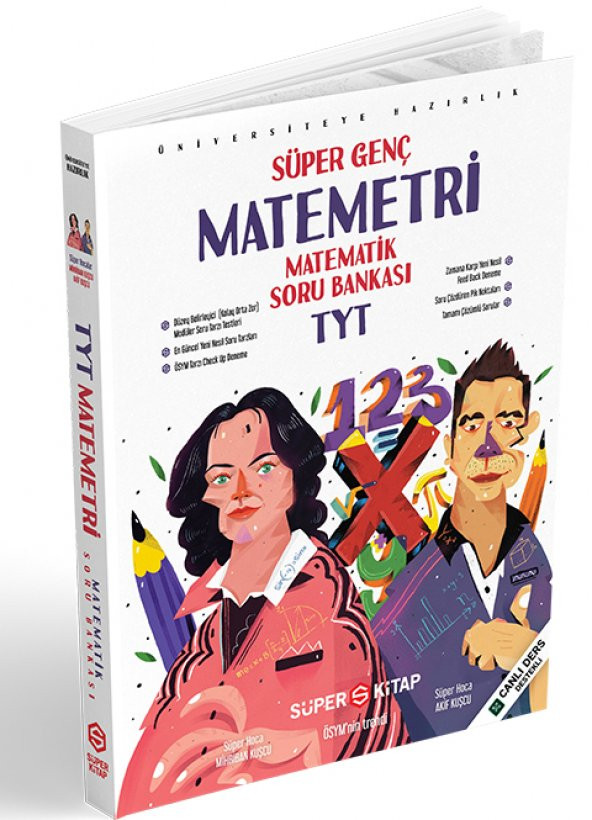 TYT Matematik Süper Genç Matemetri Soru Bankası Süper Kitap 2022
