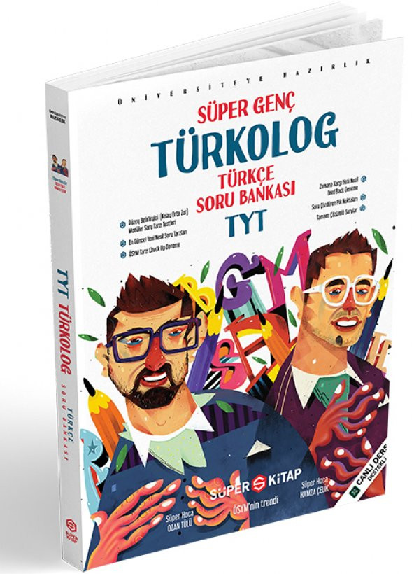 TYT Türkçe Süper Genç Türkolog Soru Bankası Süper Kitap 2022