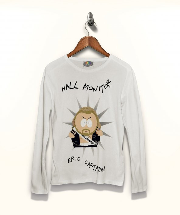 South Park Eric Cartman Hall Monitor Tişört Uzun Kollu Tshirt