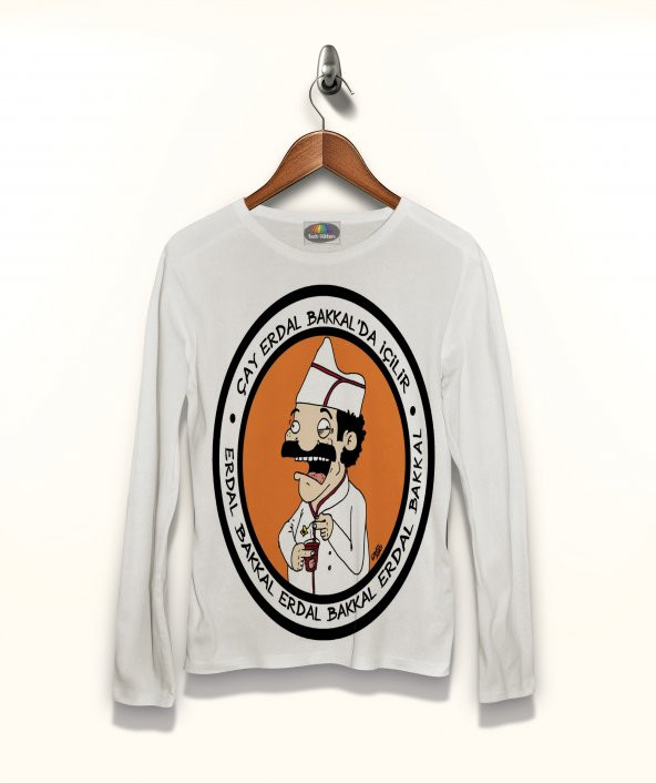 Çay Erdal Bakkalda İçilir 2 Tişört Uzun Kollu Tshirt