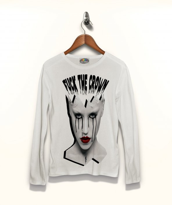 Fucck The Crown Tişört Uzun Kollu Tshirt