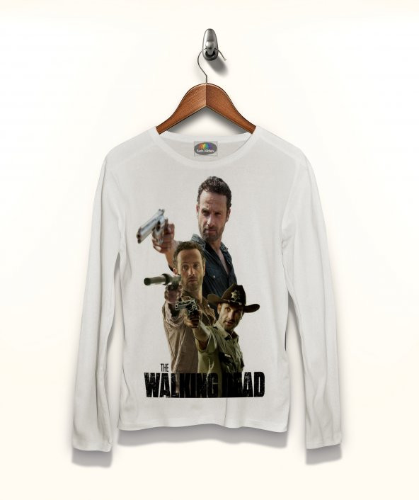 The Walking Dead RICK TWD Tişört Uzun Kollu Tshirt - 1