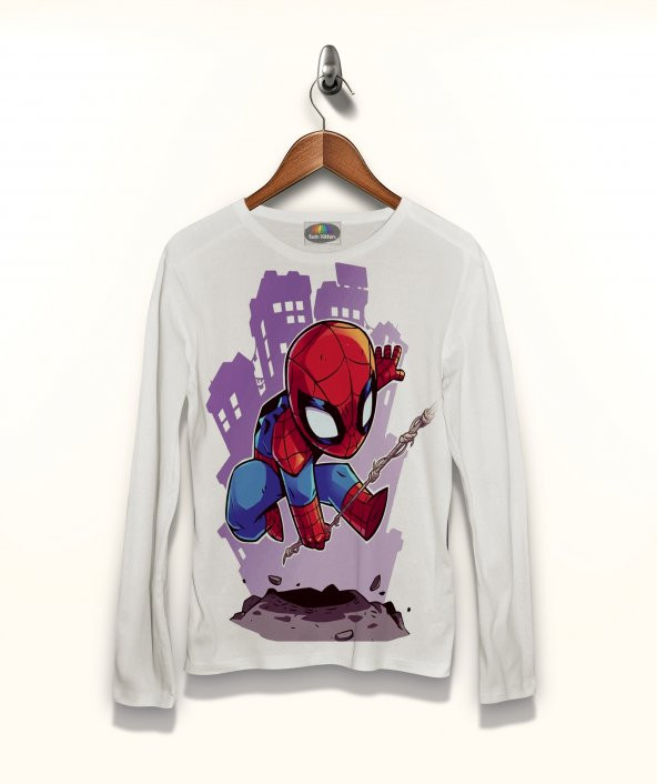 Spider Man Tişört Uzun Kollu Tshirt