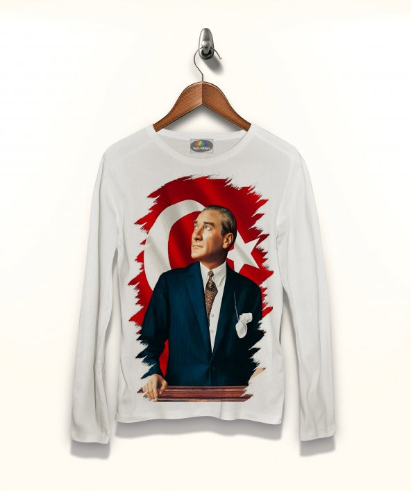 Mustafa Kemal Atatürk Tişört Uzun Kollu Tshirt - 1