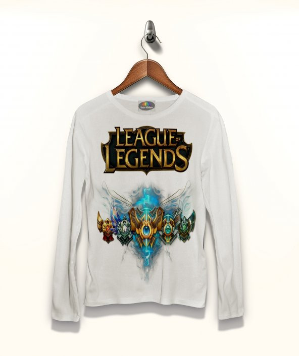Legue of Legends LOL Tişört Uzun Kollu Tshirt