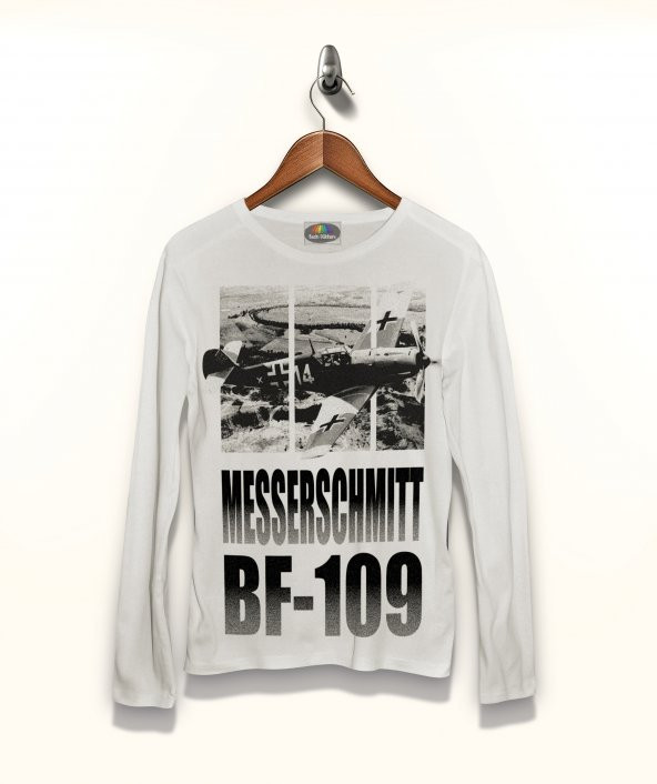 Messerschmitt BF-109 Tişört Uzun Kollu Tshirt