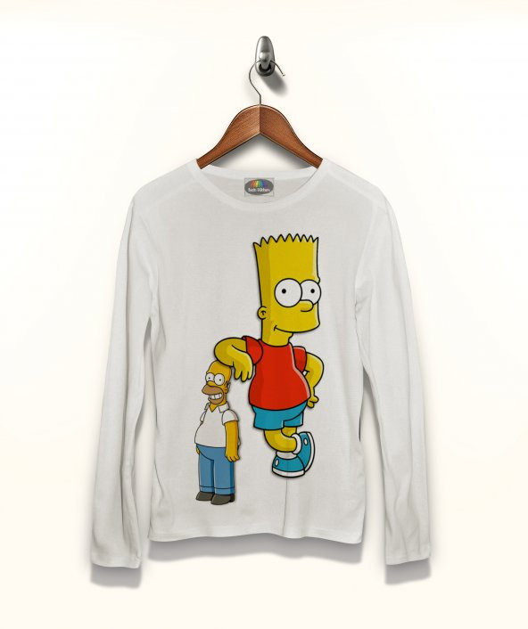 Família Simpsons Tişört Uzun Kollu Tshirt