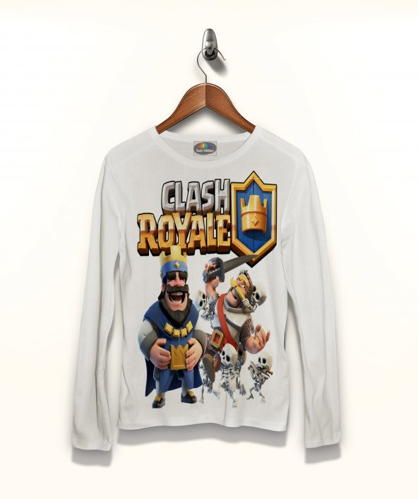 Clash Royale Tişört Uzun Kollu Tshirt