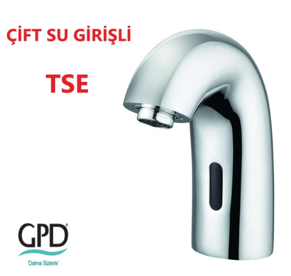 GPD Fotoselli Çift Su Girişli Lavabo Bataryası FLB10 - 2