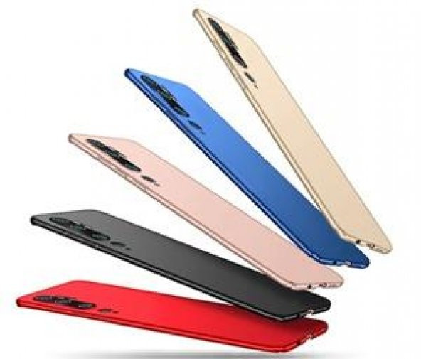 Xiaomi Mi Note 10 Kamera Korumalı Mat Soft Kalite Silikon Kılıf - 8