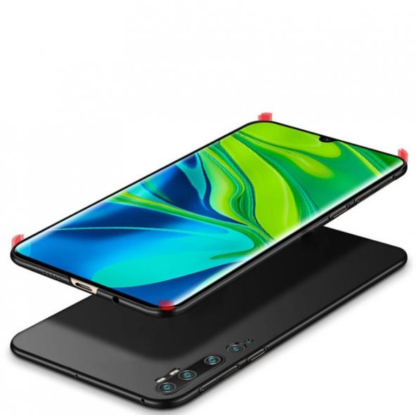 Xiaomi Mi Note 10 Kamera Korumalı Mat Soft Kalite Silikon Kılıf - 10