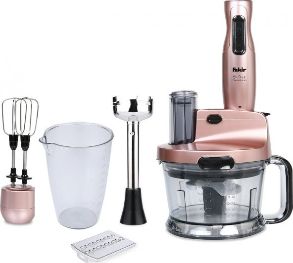 Fakir Mr Chef Quadro Rose Blender Mikser Robot Seti