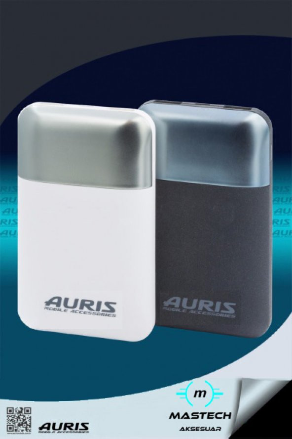 Auris Powerbank Taşınabilir Şarj Cihazı Akü (Harici Güç) 10000mAh