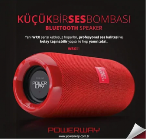 Powerway WRX 01 Bluetooth Hoparlör Ses Bombası Kablosuz Speaker - 9