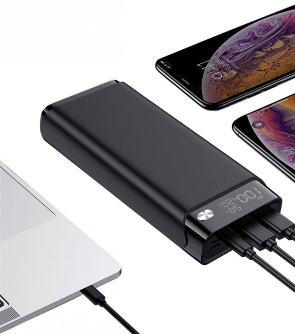 Joyroom D-M207 Energy Cabin 30000 Mah Powerbank Taşınabilir Şarj - 1