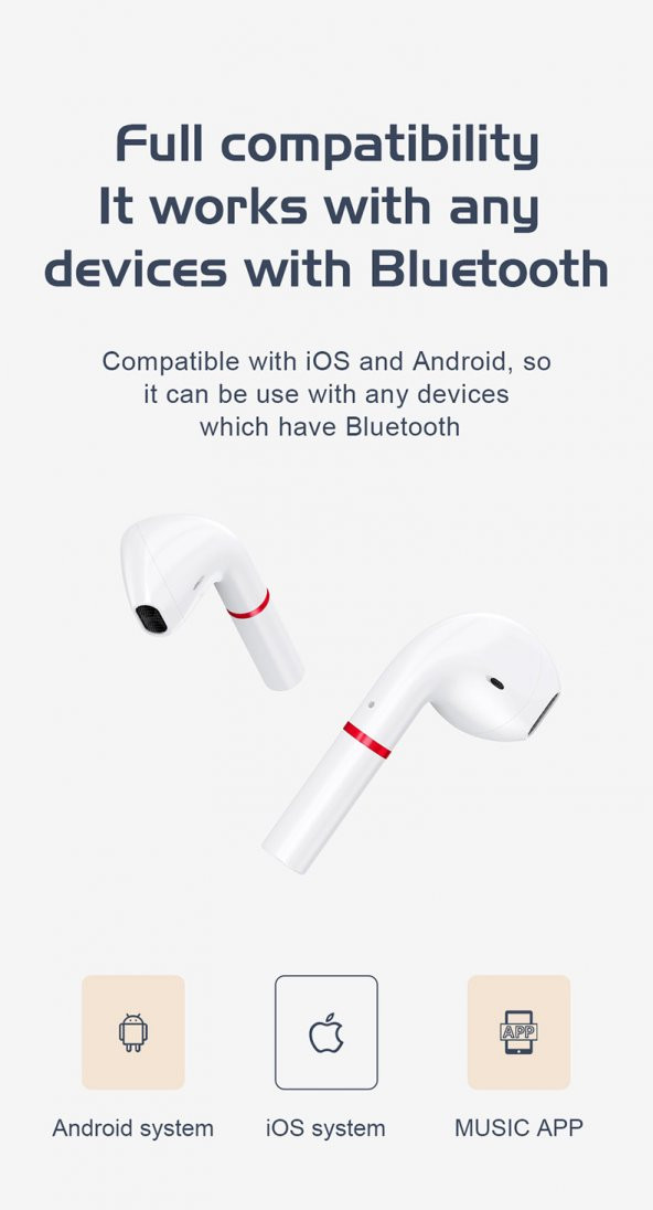 JOYROOM JR-T06 MİNİ Binaural TWS bluetooth kulaklık - 10