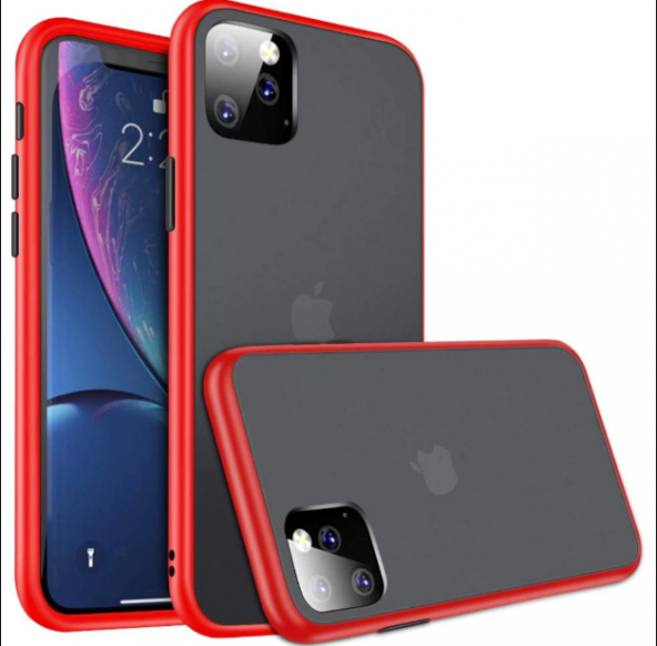 Apple iPhone X-XS Kılıf Fri Kenar Silikon Arka Buzlu Kapak - 3