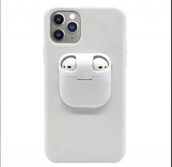 APPLE İPHONE 11 / 11 PRO / 11 PRO MAX AİRPODS HAZNELİ KILIF - 3