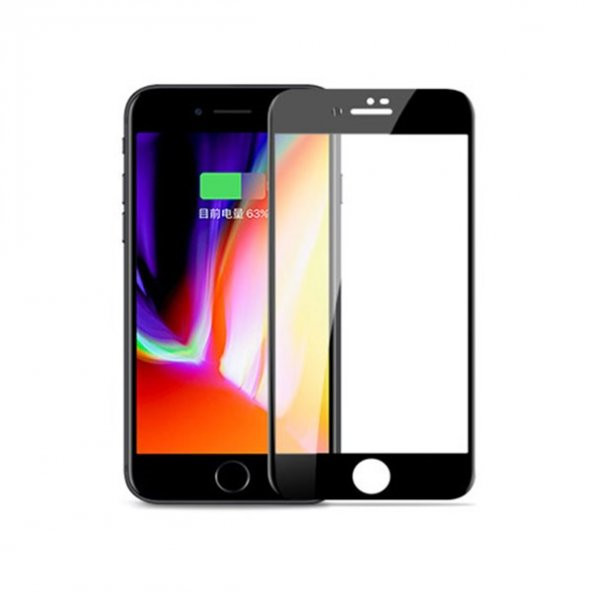 Joyroom JM349 iPhone 7-8 Siyah Curved Tempered Glass