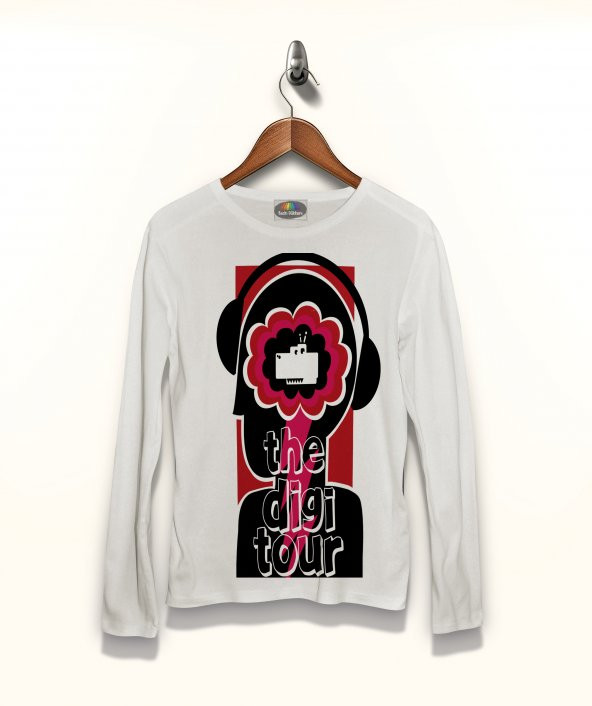 The Digi Tour Logo Tişört Uzun Kollu Tshirt - 1