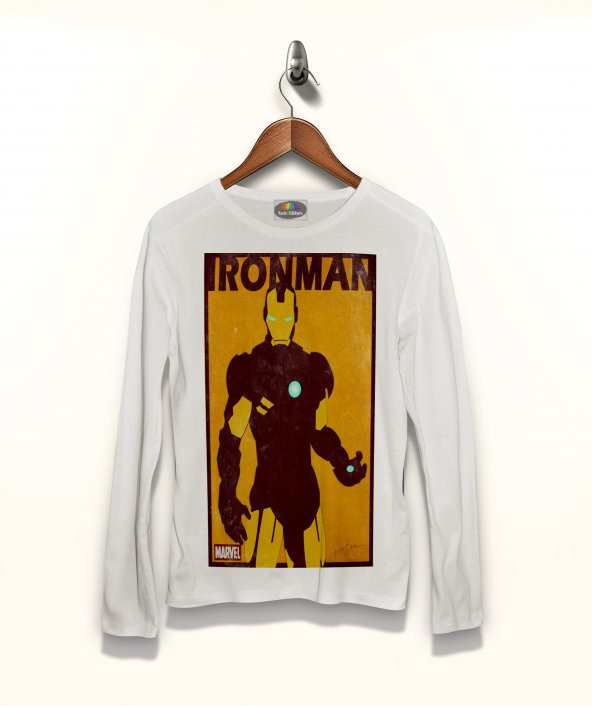 Marvel Ironman Tişört Uzun Kollu Tshirt