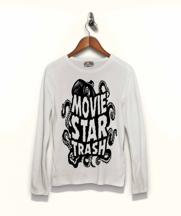 Movie Star Trash Tişört Uzun Kollu Tshirt-Kurtarıldı - 1