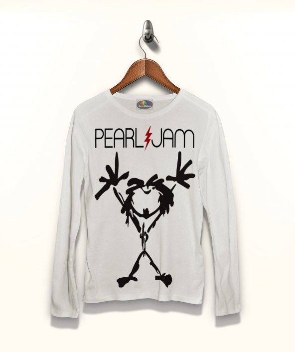 Pearl Jam Tişört Uzun Kollu Tshirt-Kurtarıldı