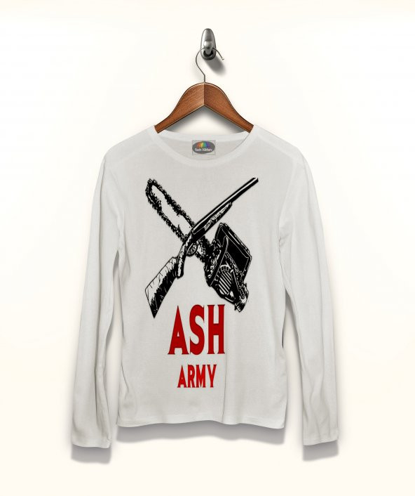 Ash Army Evil Dead Tişört Uzun Kollu Tshirt
