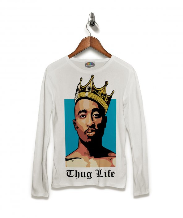 TUPAC THUG LIFE Tişört Uzun Kollu Tshirt