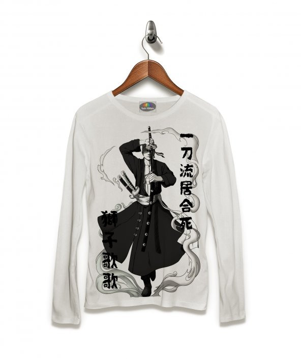 Roronoa Zoro One Piece Tişört Uzun Kollu Tshirt