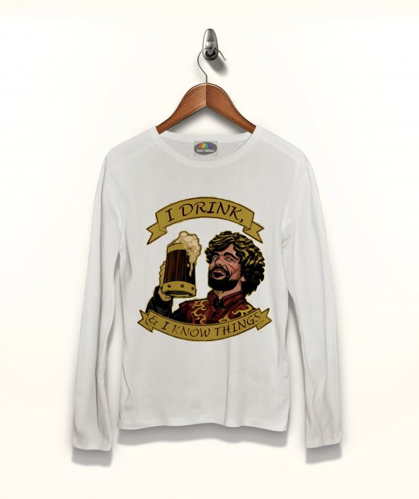 Tyrion Lannister Tişört Uzun Kollu Tshirt - 1