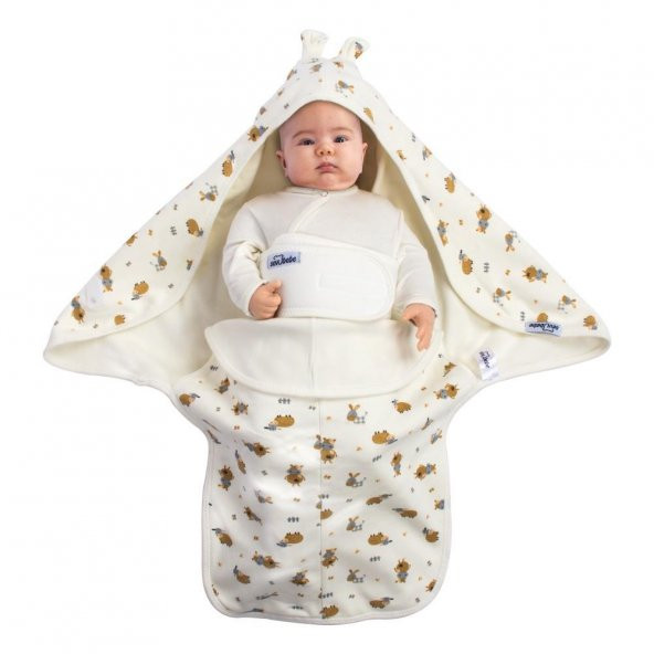 Sevi Bebe İnterlok Bel Koruyuculu Kundak Art-558 Bebek Kundağı