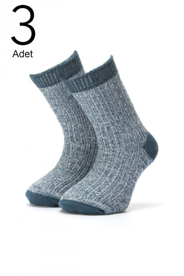 3lü Çocuk  Trekking Çorap 2417-A3