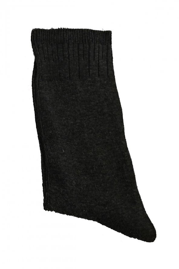 4lü Kadın Antrasit Düz Çorap 9256928-B4 - 2