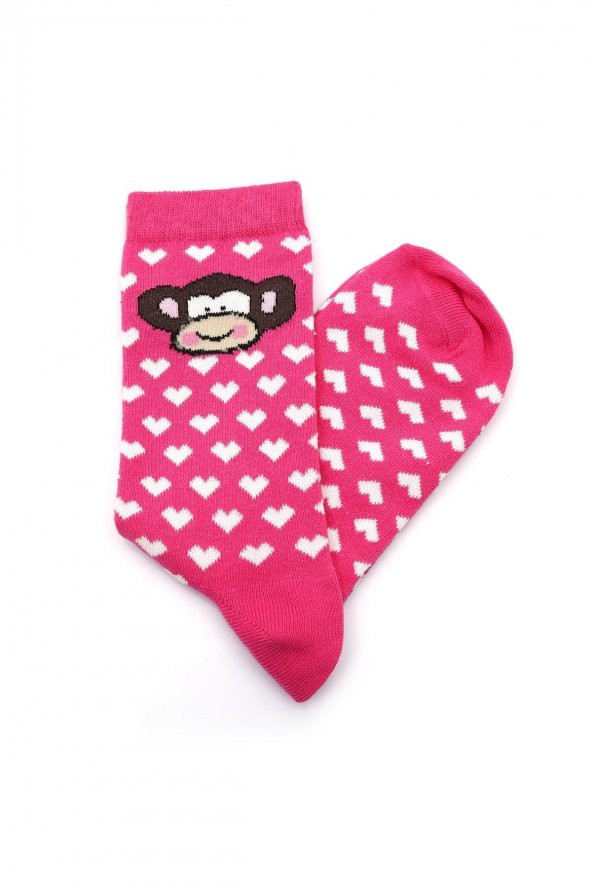 Kadın Kalp Desenli Çorap 59735026 - 2