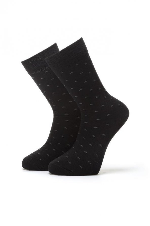 4lü Erkek Nokta Desenli Özel Yün Çorap 4412-B4 - 5