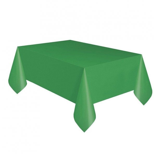 Yeşil Plastik Masa Örtüsü