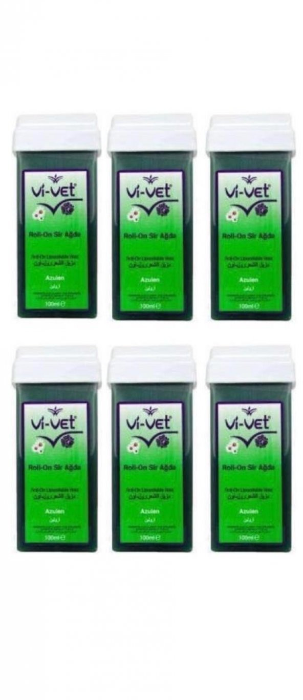 Vi-Vet Roll-On Sir Ağda Azulen 100 ml 6 Ad.