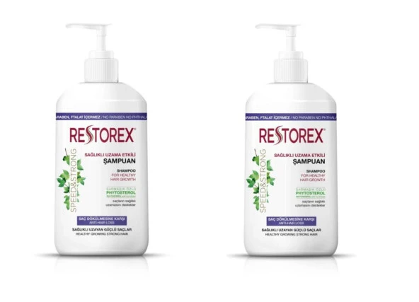 Restorex Sarmaşık Özlü Ekstra Direnç Şampuan 1000 ml x 2 adet