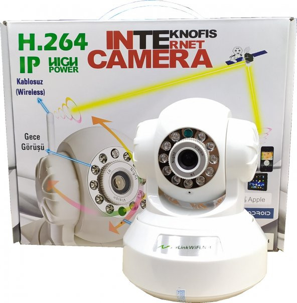 Aırlınk H264 800 X 600 Sd Wı-Fı Smurfa1 Güvenlik Kamerası