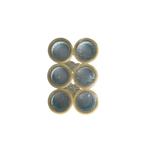 KOLİ BANDI ŞEFFAF 60 ADET 45 MM X 100 METRE 1. KALİTE HOTMELT