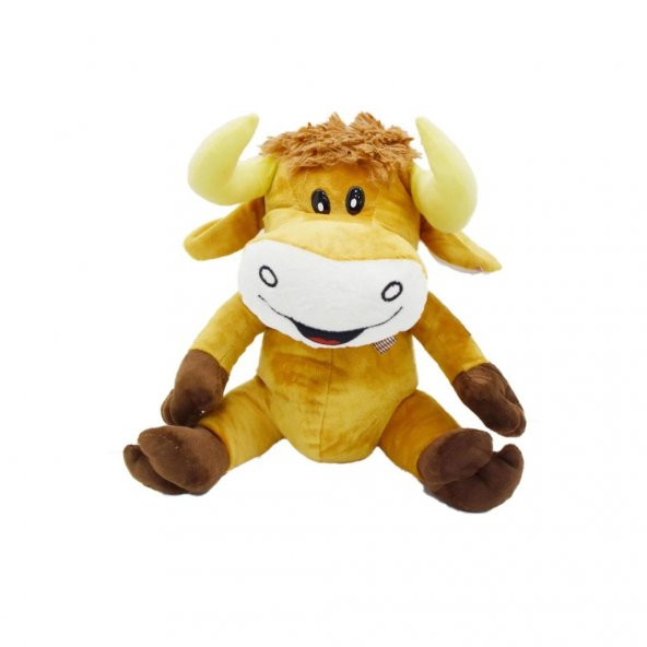 Peluş Büyük Boynuzlu Boğa