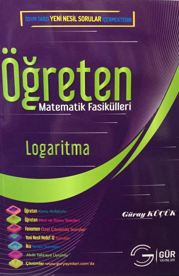 Gür Öğreten Matematik Fasikülleri Logaritma yeni nesil