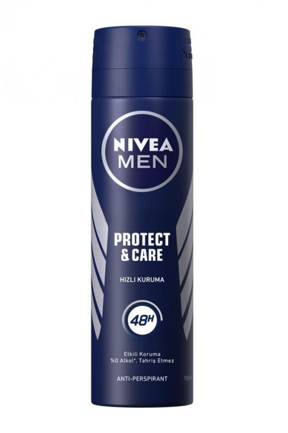 Nivea Deo Sprey Erkek Deodorant Protect And Care Pudrasız 150 ml