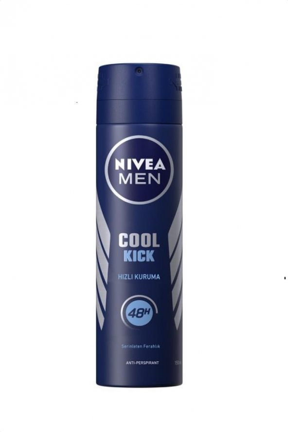 Nivea Deo Sprey Erkek Deodorant Cool Kick Pudrasız 150 ml