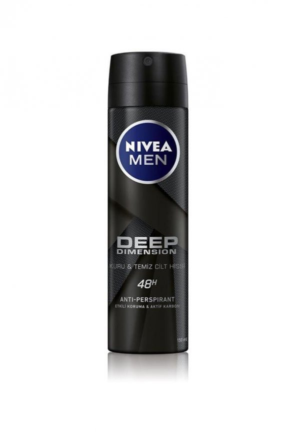 Nivea Deo Sprey Erkek Deodorant Deep Dimension Pudrasız 150 ml