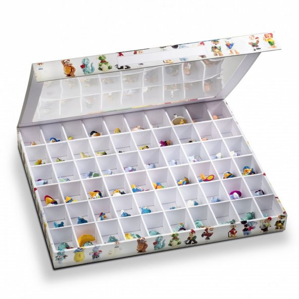 Leuchtturm Koleksiyon Kutusu (Sürpriz Yumurta Oyuncakları ve Şirinler için Tasarlanmış), 60 Adet Kapasite - 3